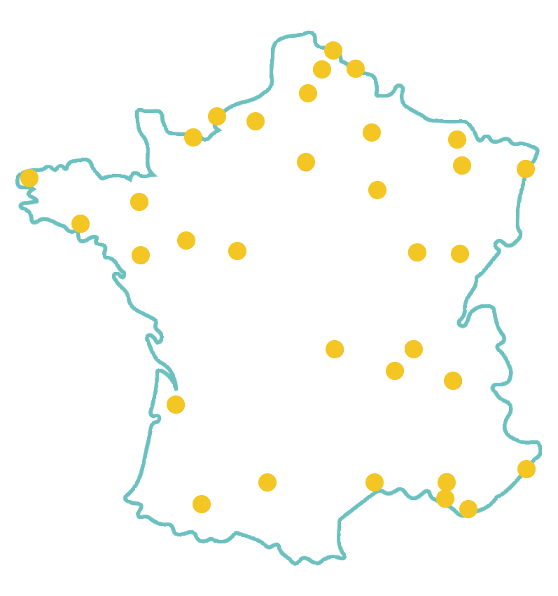 Colocatère c'est plus de 30 agences à votre service